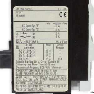 sprecher-schuh-CT-3-12-0.38-0.62A-thermal-overload-relay-(New)-2
