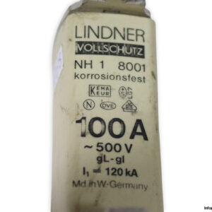 lindner-NH1-8001-120kA-100a-fuse-link-(Used)-1