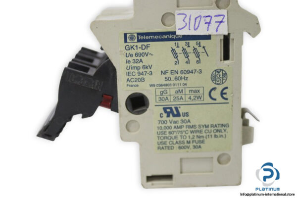 telemecanique-GK1-DF-fuse-holder-(Used)-2