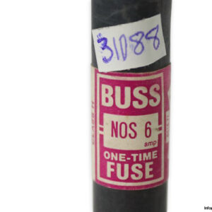bussmann-NOS6-non-current-one-time-delay-fuse-(Used)-2