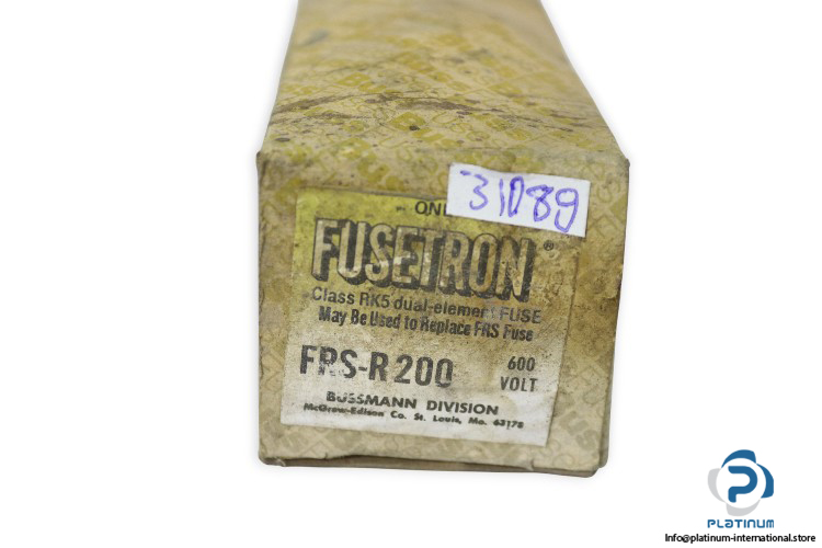 fusetron-FRS-R-200-current-limiting-time-delay-fuse-(New)-5