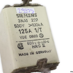 siemens-3NA1-222-fuse-link-(Used)-1