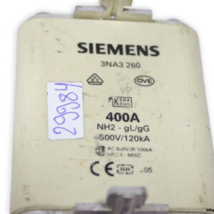 siemens-3NA3-260-fuse-link-(Used)-1