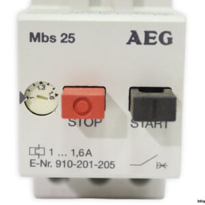 aeg-MBS-25-1-1.6A-manual-motor-starter-(new)-2