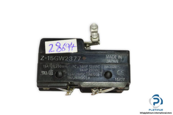 omron-Z-15GW2377-general-purpose-basic-switch-(used)-2