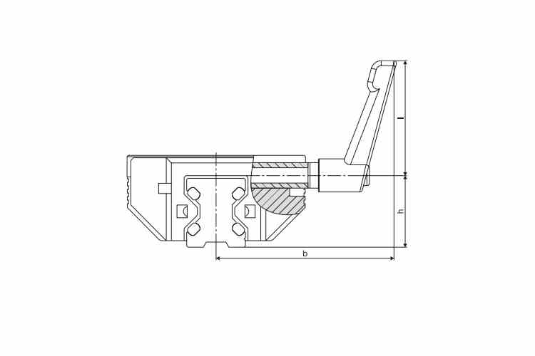 franke-FDA25K-84363AH--linear-roller-guide-with-clamp-lever-(new)-3