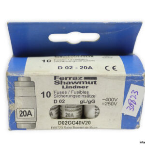 ferraz-shawmut-D02GG40V20-20a-bottle-fuse-link-(New)-1