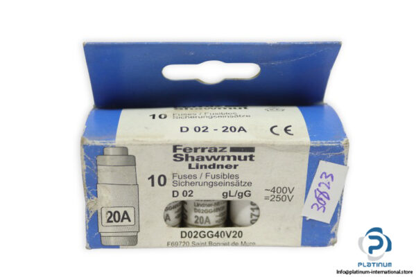 ferraz-shawmut-D02GG40V20-20a-bottle-fuse-link-(New)-1