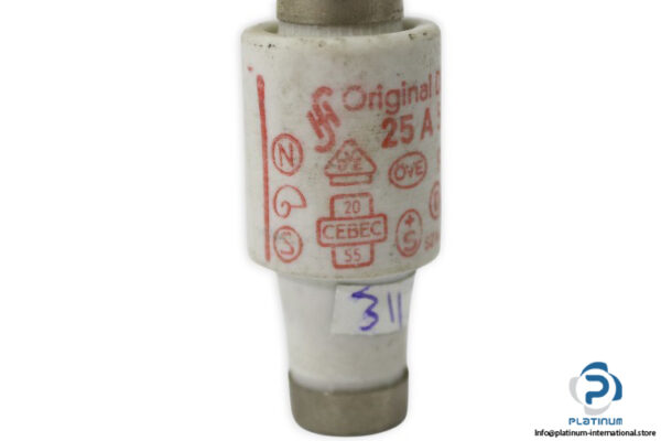 original-diazed-5SB-28-gl-gi-25a-bottle-fuse-link-(New)-1