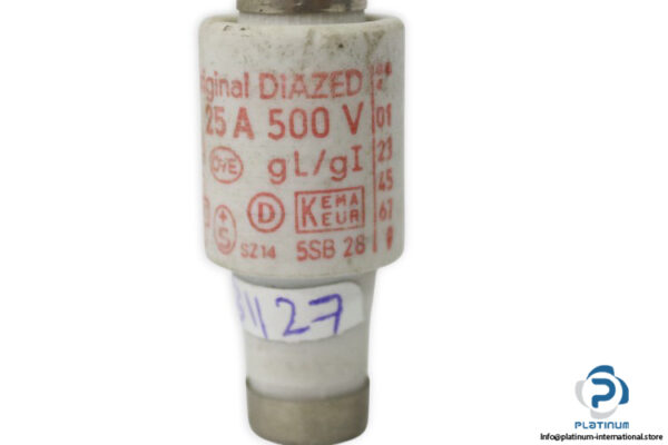original-diazed-5SB-28-gl-gi-25a-bottle-fuse-link-(New)-2