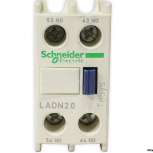 schneider-LADN20-auxiliary-contact-block-(Used)-1