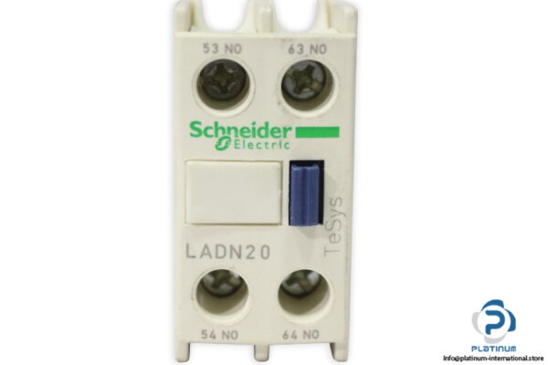schneider-LADN20-auxiliary-contact-block-(Used)-1
