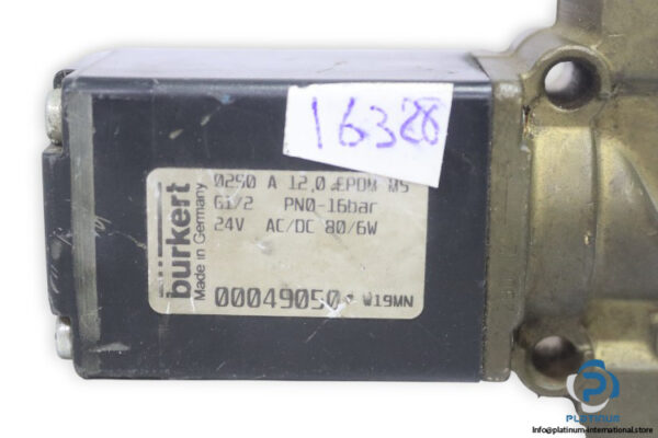 Burkert-0290-a-120-epdm-ms-g12-single-solenoid-valve(USED)-2