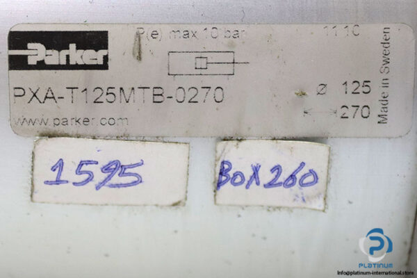 parker-PXA-T125MTB-0270-pneumatic-cylinder(USED)-1