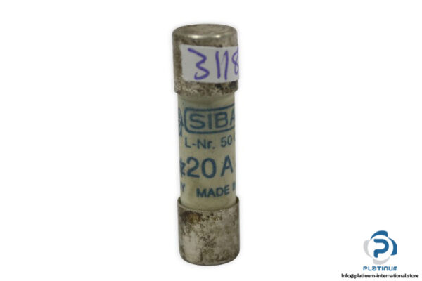 siba-5006306-20a-500VAC-cylindrical-fuse-(New)-1