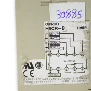 omron-H5BR-B-multifunction-digital-timer-(Used)-2