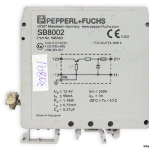 pepperl-fuchs-SB8002-zener-barrier-(Used)-2