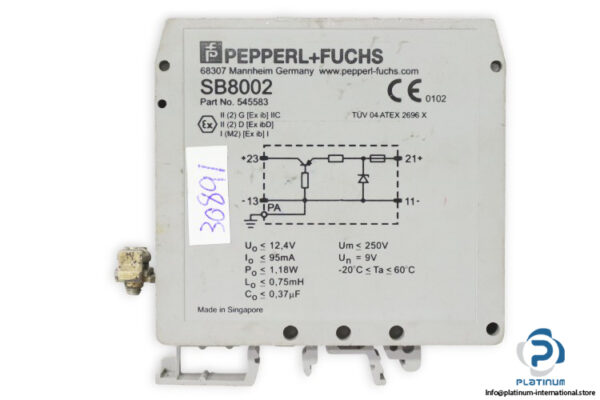 pepperl-fuchs-SB8002-zener-barrier-(Used)-2