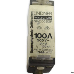 lindner-NH-C00-SGP-100a-fuse-link-(New)-1