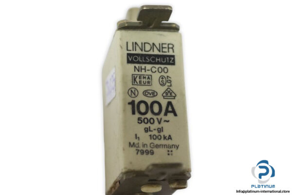 lindner-NH-C00-100a-fuse-link-(New)-1
