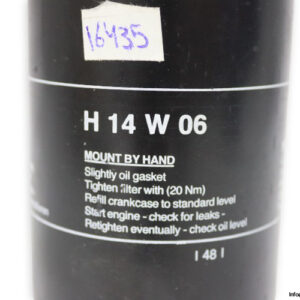 Hengst-h14w06-oil-filter-(used)-1