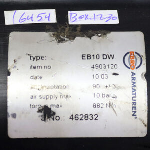 EBRO-EB10DW-pneumatic-actuator(USED)-2