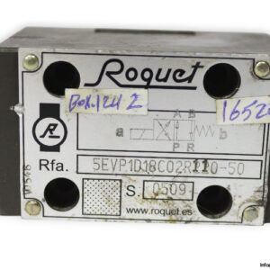 Roquet-5evp1d18c02r110-50-solenoid-operated-directional-valve-VALVE-WITHOUT-COIL(used)-1