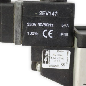 Parker-dx2-606-70-solenoid-valve(used)-1