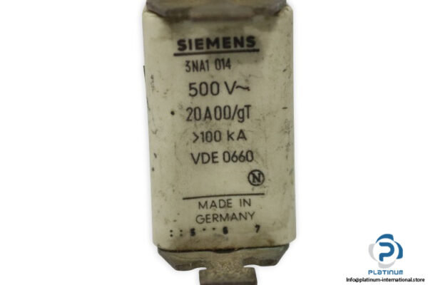 siemens-3NA1-014-00_GT-20a-fuse-link-(Used)-1