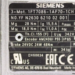 siemens-1FT7086-1AF70-1CH1-synchronous-motor-(used)-3