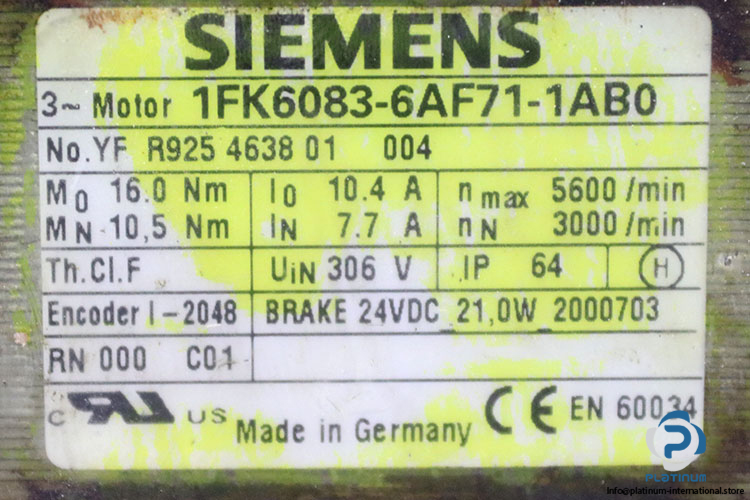 siemens-1FK6083-6AF71-1AB0-synchronous-motor-(used)-3