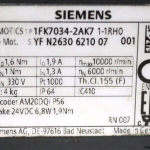 siemens-1FK7034-2AK71-1RH0-synchronous-motor-(used)-4