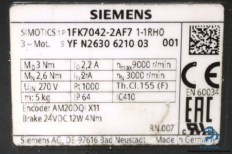 siemens-1FK7042-2AF71-1RH0-synchronous-motor-(used)-3