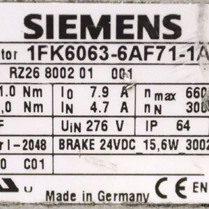 siemens-1FK6063-6AF71-1AB0-synchronous-motor-(used)-3