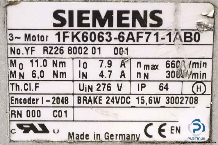 siemens-1FK6063-6AF71-1AB0-synchronous-motor-(used)-3