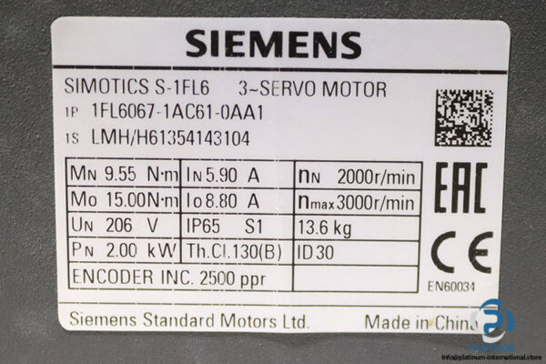 siemens-1FL6067-1AC61-0AA1-synchronous-motor-(used)-3