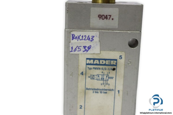 Mader-rmvh-5-2-1-4-solenoid-valve(used)-1