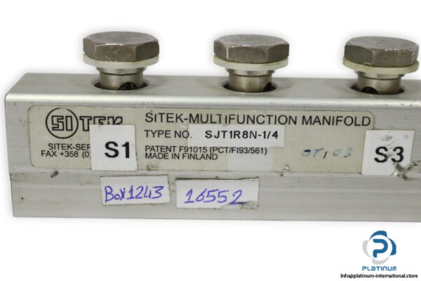 sitek-SJT1R8N-1-4-multifunction-manifold(used)-1