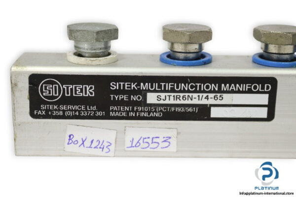sitek-SJT1R6N-1-4-65-multifunction-manifold(used)-1