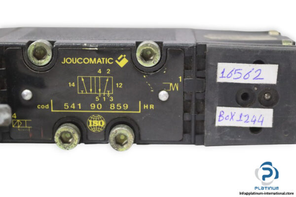 Joucomatic-54190859-single-solenoid-valve-with-coil(used)-1