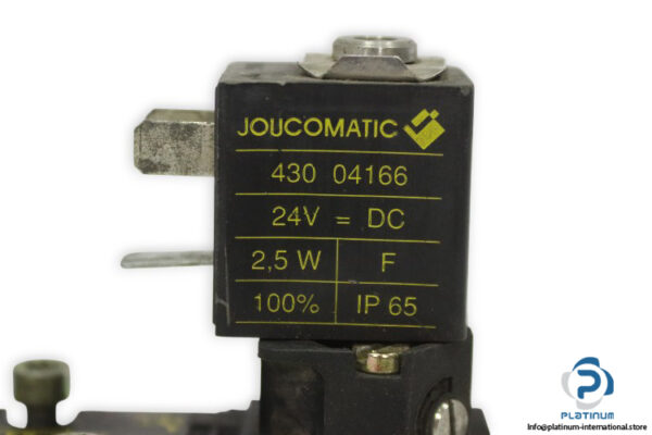 Joucomatic-54190859-single-solenoid-valve-with-coil(used)-2
