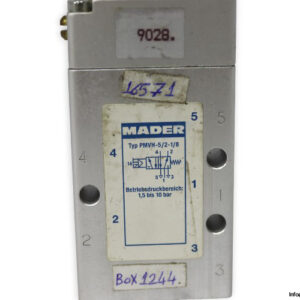 Mader-pmvh-5-2-1-8-solenoid-valve-without-coil(used)-1