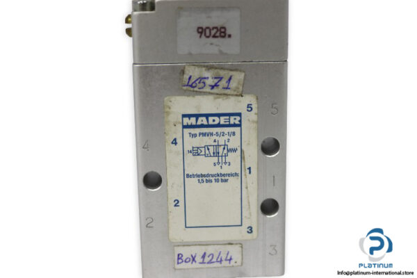 Mader-pmvh-5-2-1-8-solenoid-valve-without-coil(used)-1