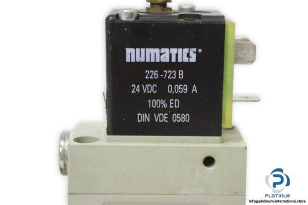 Numatics-l22ba452bg17g61-singl-solenoid-valve-with-coil(used)-1