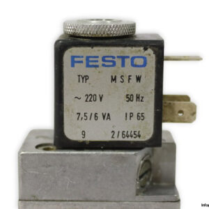 Festo-7802-single-solenoid-valve-220vac(used)-1
