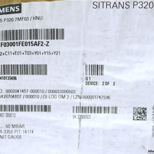 siemens-7MF0300-1FE01-5AF2-Z-pressure-transmitter(new)-7
