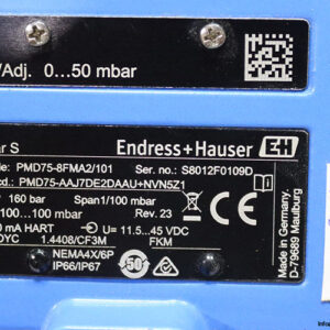 endress-hauser-pmd75-8fma2-101-differential-pressure-transmitter(new)-7