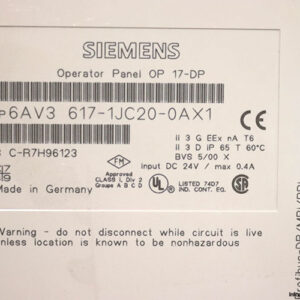 SIEMENS-6AV3-617-1JC20-0AX1-OPERATOR-PANEL-(new)-3
