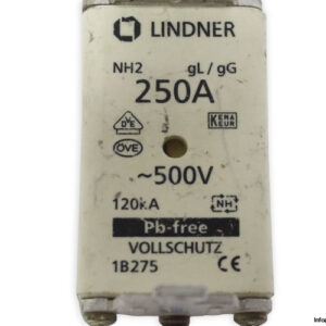 lindner-NH2-1B275-GL-GG-120kA-fuse-link-(Used)-1
