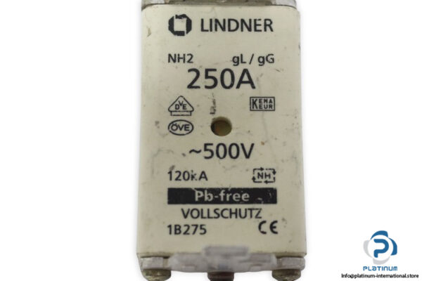 lindner-NH2-1B275-GL-GG-120kA-fuse-link-(Used)-1